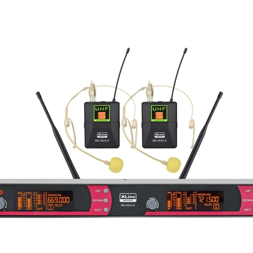 XLine MD-262A-E Радиосистема двухканальная c двумя поясными передатчиками
