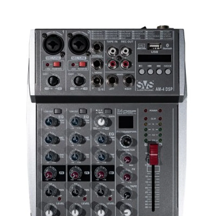 SVS Audiotechnik mixers AM-4 DSP Аналоговый микшерный пульт, 4-канала