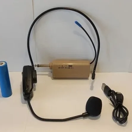 Микрофон ELTRONIC ГОЛОВНОЙ беспроводной 10-08 (черный)