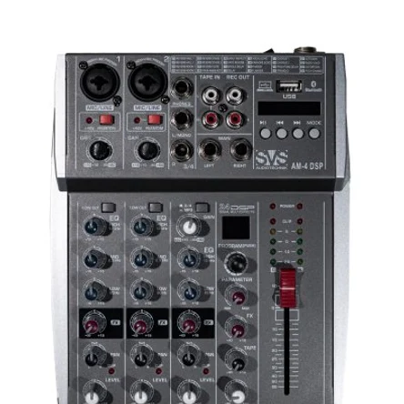 SVS Audiotechnik mixers AM-4 DSP Аналоговый микшерный пульт, 4-канала