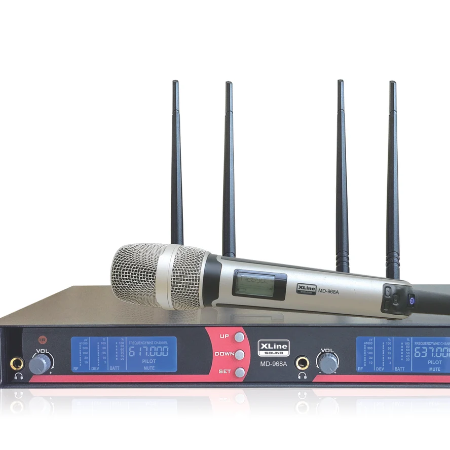 XLine MD-968A Радиосистема двухканальная c ручными передатчиками