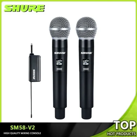 Микрофон для конференций Shure SM58-V2.., черный