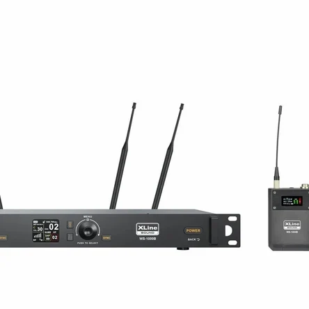 XLine WS-1000B Радиосистема двухканальная c двумя поясными передатчиками и головными гарнитурами