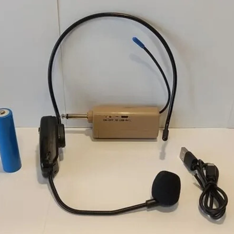 Микрофон ELTRONIC ГОЛОВНОЙ беспроводной 10-08 (черный)