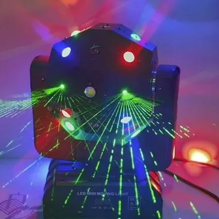 HL OctaBall Ver.2 - вращающаяся светомузыка 3в1