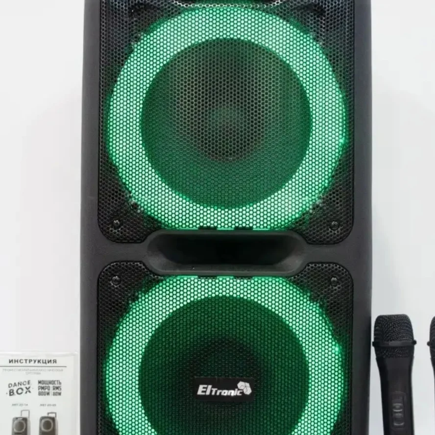 Колонка 10" (20-14 DANCE BOX 300) динамик 2шт/8" ELTRONIC с TWS
