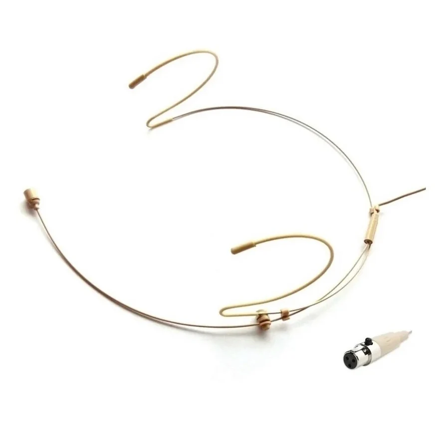 Микрофон петличный HS4-XLR​-3-pin, бежевый