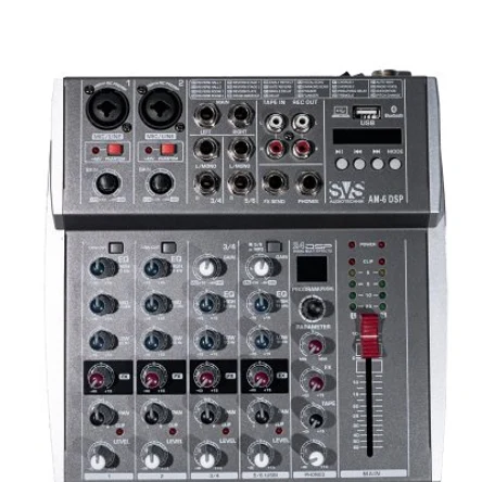 SVS Audiotechnik mixers AM-6 DSP Микшерный пульт аналоговый, 6-канальный