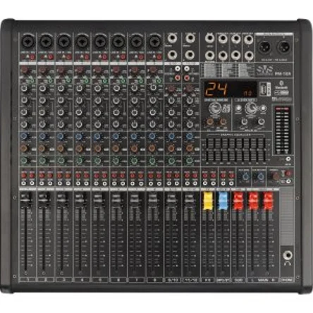 SVS Audiotechnik mixers PM-12A Активный аналоговый микшерный пульт, 12-канальный